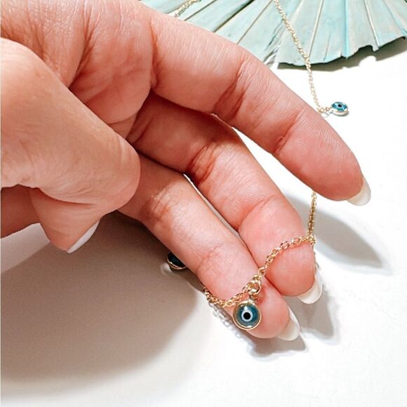 Evil eye necklace S630 - Picture 3 of 3